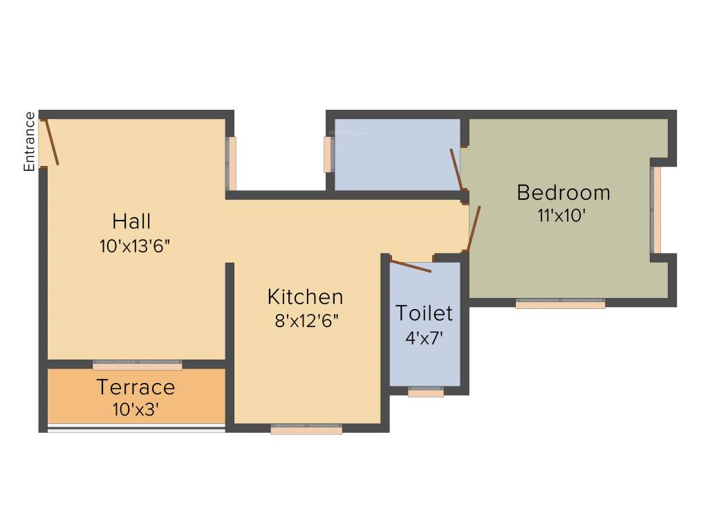 595 sq ft 1 BHK 1T Apartment for Sale in Dream Home Builders Panna NIBM