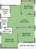 Mayfair Sapphire Floor Plan (3BHK+3T)