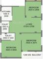 Mayfair Sapphire Floor Plan (3BHK+3T)