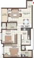 Prestige Kew Gardens (2BHK+2T (1,184 sq ft) 1184 sq ft)