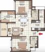Prestige Kew Gardens (2BHK+2T (1,351 sq ft) + Study Room 1351 sq ft)