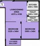Mayfair Palms (2BHK+2T (800 sq ft) 800 sq ft) Mayfair Palms (2BHK+2T (800 sq ft) 800 sq ft)