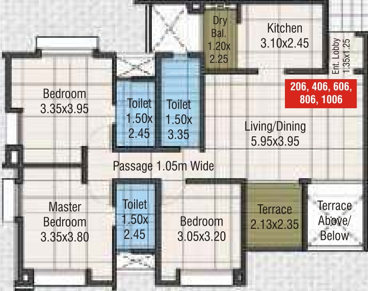 picasso tower a b1 b2 e o1 o2 Floor Plan Floor Plan