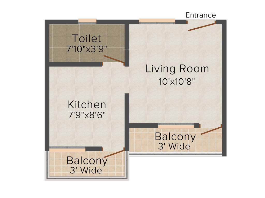Arture Olava (1RK+1T (377 sq ft) 377 sq ft)