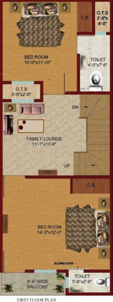  prime-villas Floor Plan First Floor Plan