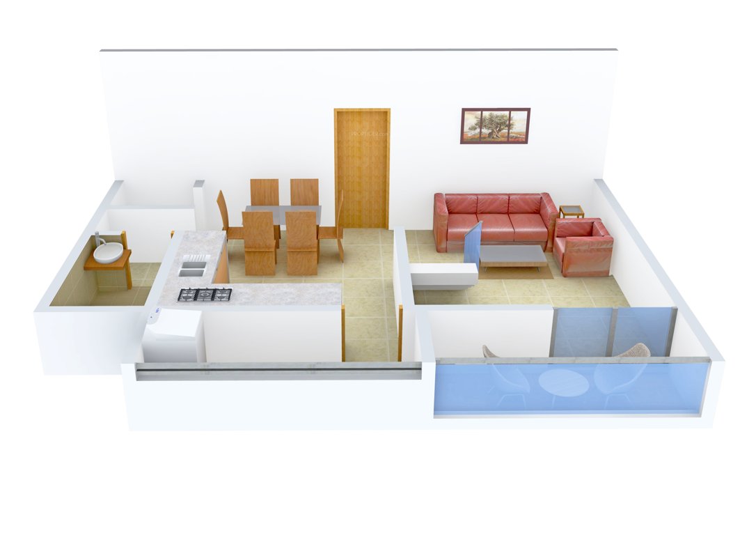 Pate Perfect (2BHK+2T (1,221 sq ft) 1221 sq ft)