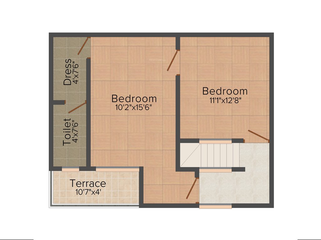 Pate Perfect (2BHK+2T (1,221 sq ft) 1221 sq ft)