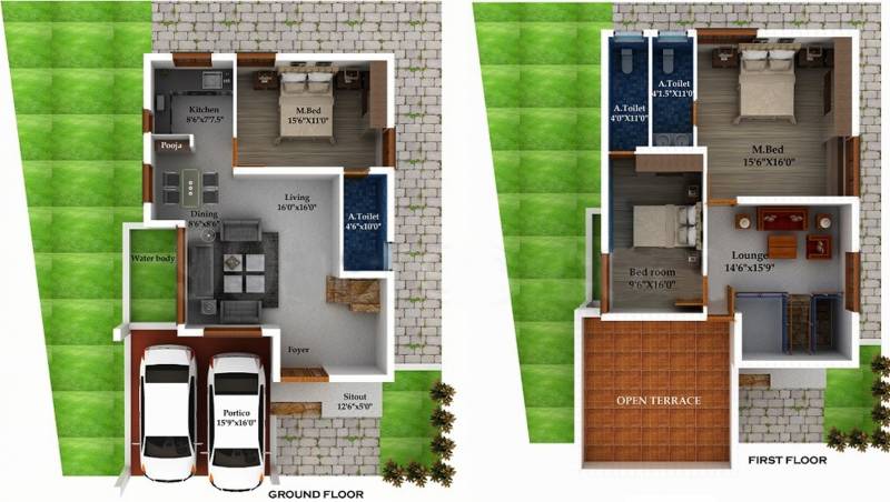 Aalayam Imperial Villas (3BHK+3T (2,020 sq ft) + Pooja Room 2020 sq ft)