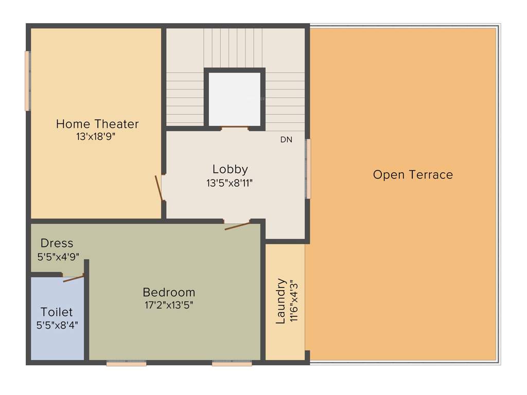 Muppa Indraprastha (4BHK+5T (4,095 sq ft) + Servant Room 4095 sq ft)