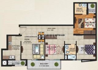 APS Shilpayan K7 (3BHK+2T (1,680 sq ft) 1680 sq ft)