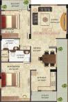 Unitech Greens (2BHK+2T (1,220 sq ft) 1220 sq ft) Unitech Greens (2BHK+2T (1,220 sq ft) 1220 sq ft)