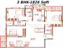 Hiren Archstone (3BHK+3T (1,826 sq ft) 1826 sq ft) Hiren Archstone (3BHK+3T (1,826 sq ft) 1826 sq ft)