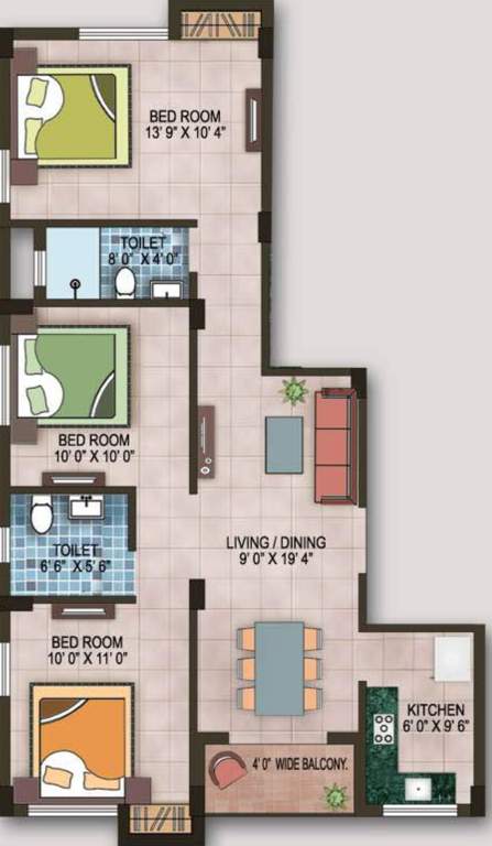  magnolia sports city Floor Plan Floor Plan