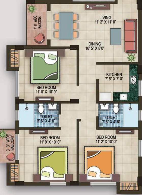  magnolia sports city Floor Plan Floor Plan