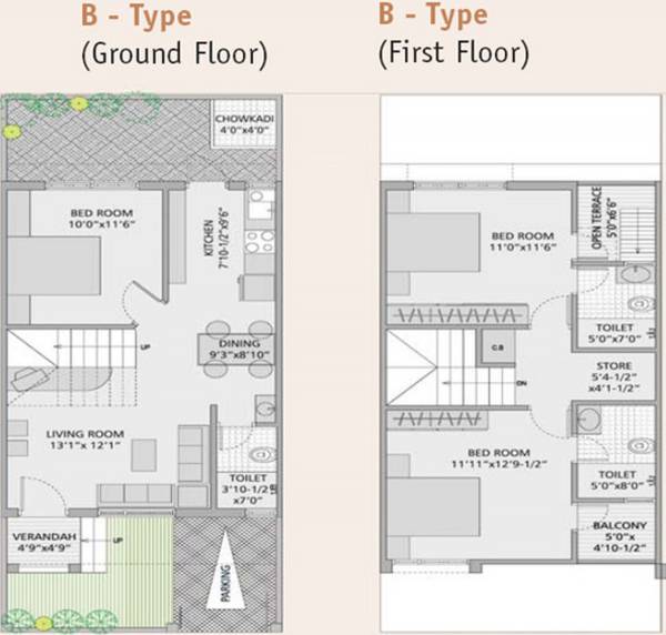 Galaxy Coral (3BHK+3T (1,300 sq ft) 1300 sq ft)