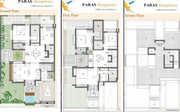 Galaxy Paras Bungalows (4BHK+4T (2,520 sq ft) 2520 sq ft)