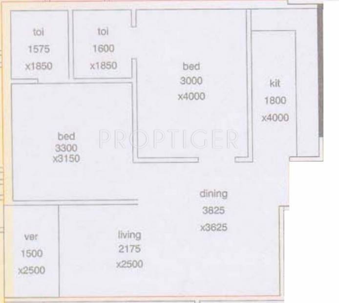 Ideal Ideal Apartments (2BHK+2T (1,010 sq ft) 1010 sq ft)