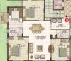 Sree Properties Casa Fortuna Floor Plan (3BHK+2T)