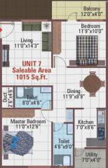 5 Elements Temple Bells Premier (2BHK+2T (1,015 sq ft) 1015 sq ft) 5 Elements Temple Bells Premier (2BHK+2T (1,015 sq ft) 1015 sq ft)