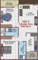 5 Elements Temple Bells Premier (2BHK+2T (1,040 sq ft) 1040 sq ft) 5 Elements Temple Bells Premier (2BHK+2T (1,040 sq ft) 1040 sq ft)