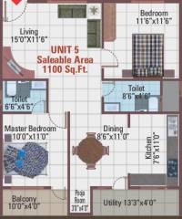 5 Elements Temple Bells Premier (2BHK+2T (1,100 sq ft) 1100 sq ft) 5 Elements Temple Bells Premier (2BHK+2T (1,100 sq ft) 1100 sq ft)