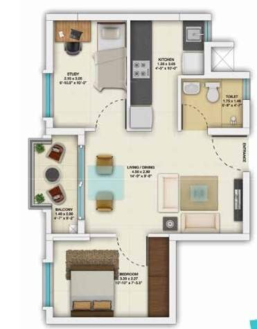  tata new value homes new haven ribbon walk Floor Plan Floor Plan