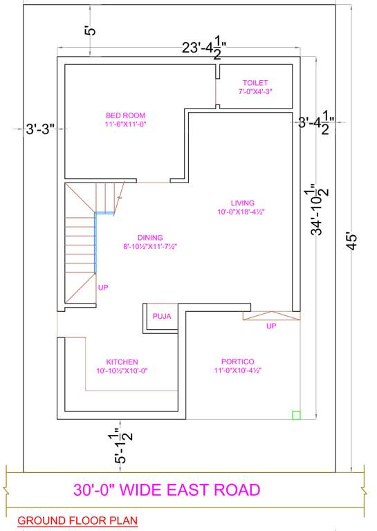  praveens luxuria Floor Plan Ground Floor Plan