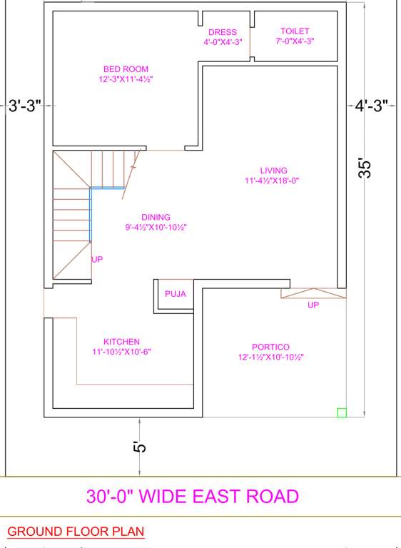  praveens luxuria Floor Plan Ground Floor Plan