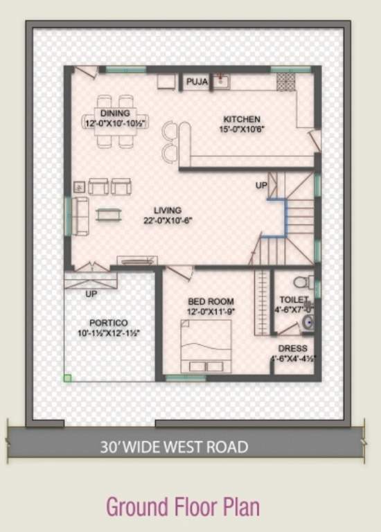  praveens luxuria Floor Plan Ground Floor Plan