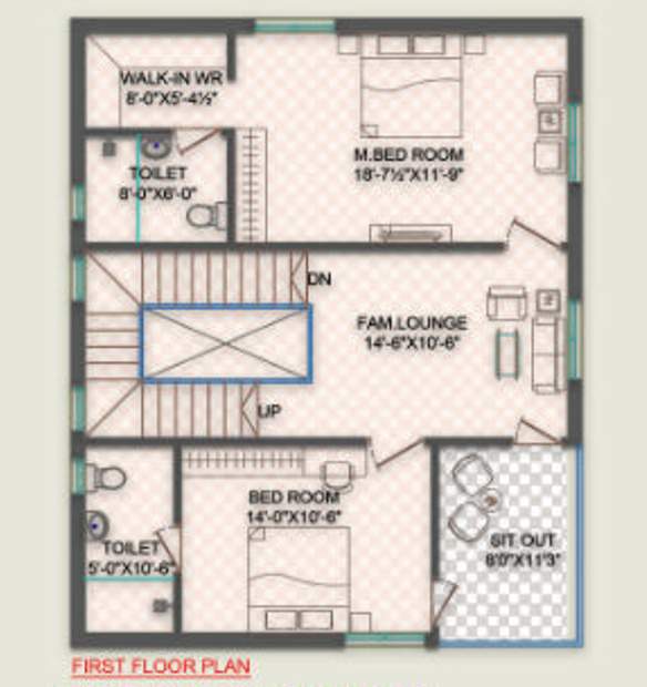  praveens luxuria Floor Plan First Floor Plan