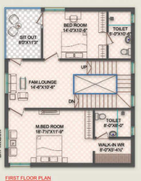  praveens luxuria Floor Plan First Floor Plan
