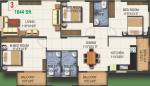 Pioneer Kingstown (3BHK+3T (1,644 sq ft) 1644 sq ft) Pioneer Kingstown (3BHK+3T (1,644 sq ft) 1644 sq ft)