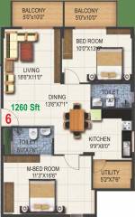 Pioneer Kingstown (2BHK+2T (1,260 sq ft) 1260 sq ft) Pioneer Kingstown (2BHK+2T (1,260 sq ft) 1260 sq ft)