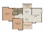 Baldota Aasamant (2BHK+2T (924 sq ft) 924 sq ft) Baldota Aasamant (2BHK+2T (924 sq ft) 924 sq ft)
