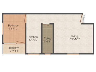 Mane Developers And Builders Rohan Residency (1BHK+1T (500 sq ft) 500 sq ft)