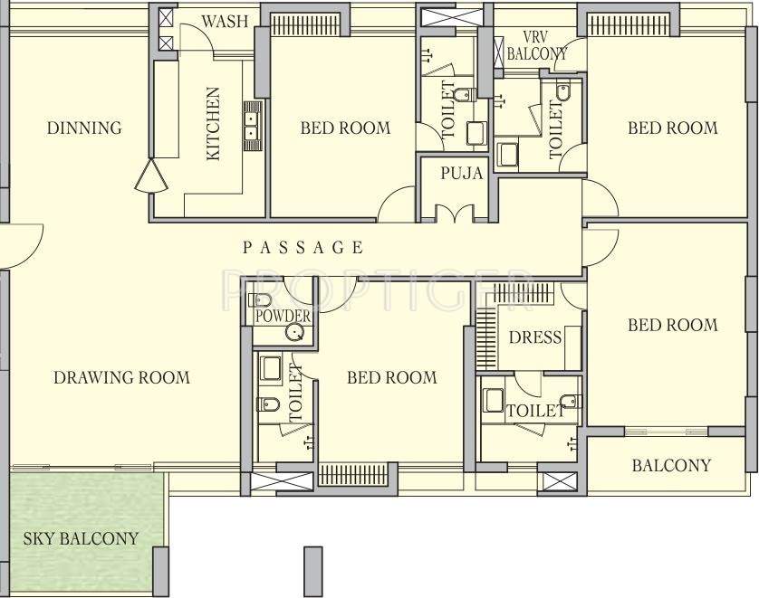 Mani Swarnamani (4BHK+4T (3,455 sq ft) + Pooja Room 3455 sq ft)