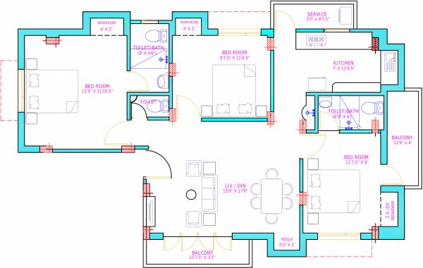 Viswams Vadapalani (3BHK+3T (1,450 sq ft) + Pooja Room 1450 sq ft) Viswams Vadapalani (3BHK+3T (1,450 sq ft) + Pooja Room 1450 sq ft)