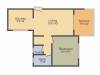 Saakshi Parvatara (1BHK+1T (682 sq ft) 682 sq ft)