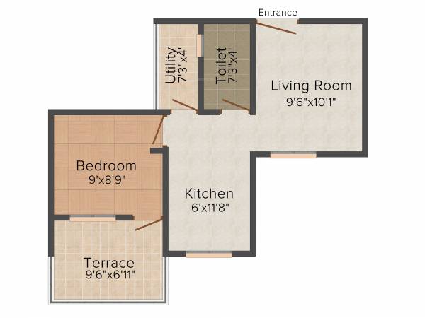 Atharva Tushar Enclave (1BHK+1T (475 sq ft) 475 sq ft)