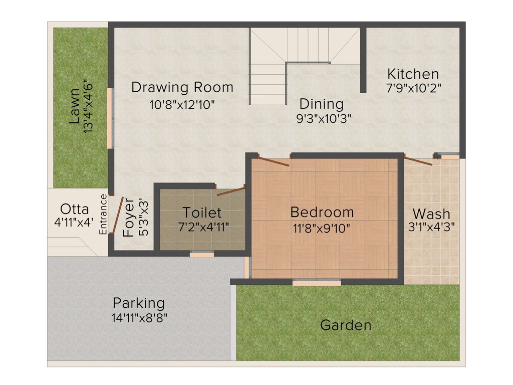 Pratham Srushti (3BHK+3T (1,506 sq ft) 1506 sq ft)