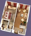 Ninaniya Prism Portico (1BHK+1T (550 sq ft) 550 sq ft)