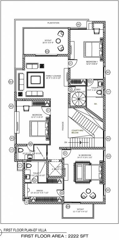 Northstar Hillside (4BHK+6T (6,667 sq ft) + Servant Room 6667 sq ft)
