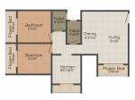 Three Avenue (2BHK+2T (900 sq ft) 900 sq ft)