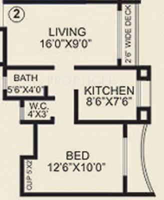 Agarwal Peace Heaven (1BHK+1T (675 sq ft) 675 sq ft)