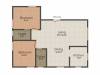 Acacia Akashmalli (2BHK+2T (900 sq ft) 900 sq ft)
