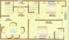 DS DS Residency (2BHK+2T (900 sq ft) 900 sq ft)