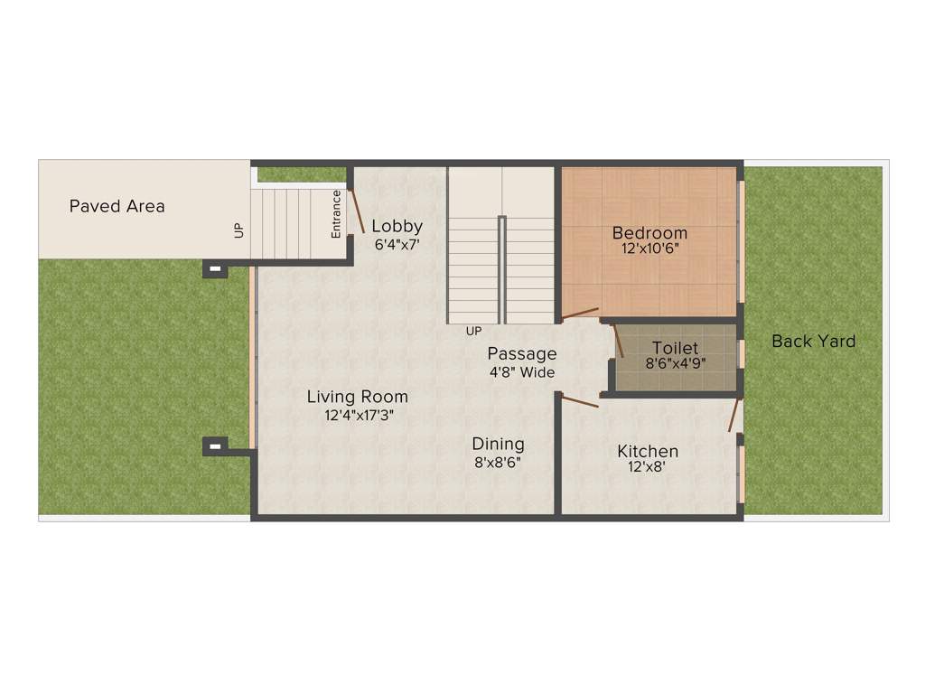 Fire Tranquility Town Houses (3BHK+3T (2,077 sq ft) 2077 sq ft)