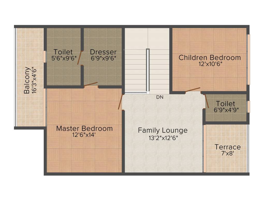 Fire Tranquility Town Houses (3BHK+3T (2,077 sq ft) 2077 sq ft)