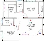 GK Sri Sai Baba (2BHK+2T (744 sq ft) 744 sq ft) GK Sri Sai Baba (2BHK+2T (744 sq ft) 744 sq ft)