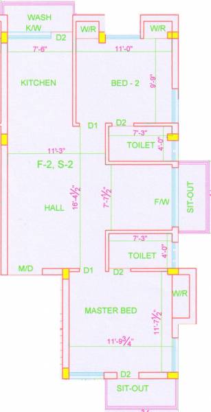 Subiksha Sai Shreya (2BHK+2T (1,150 sq ft) 1150 sq ft)